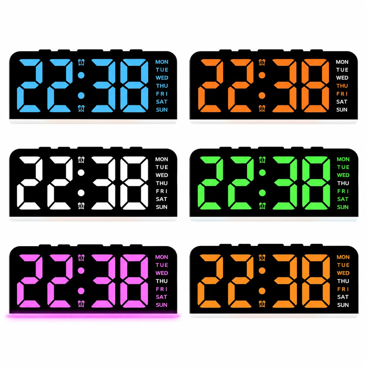 TimeGlow – Reloj Despertador Digital LED