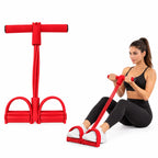 FlexPull – Extensor Elástico de 4 Tubos con Pedales