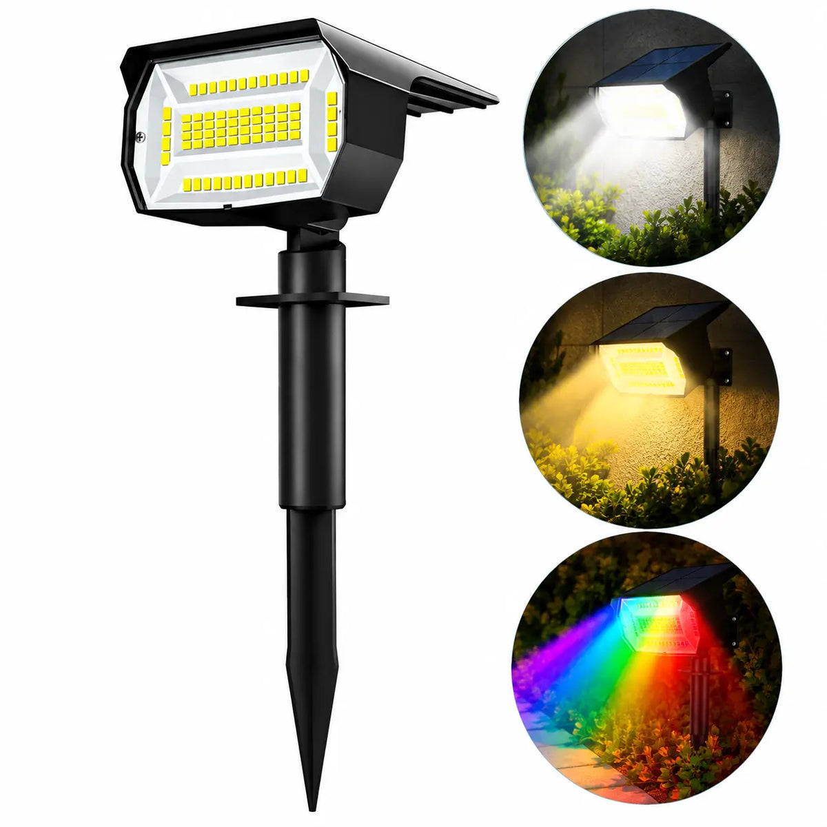SolarBeam – Foco Solar LED para Exterior
