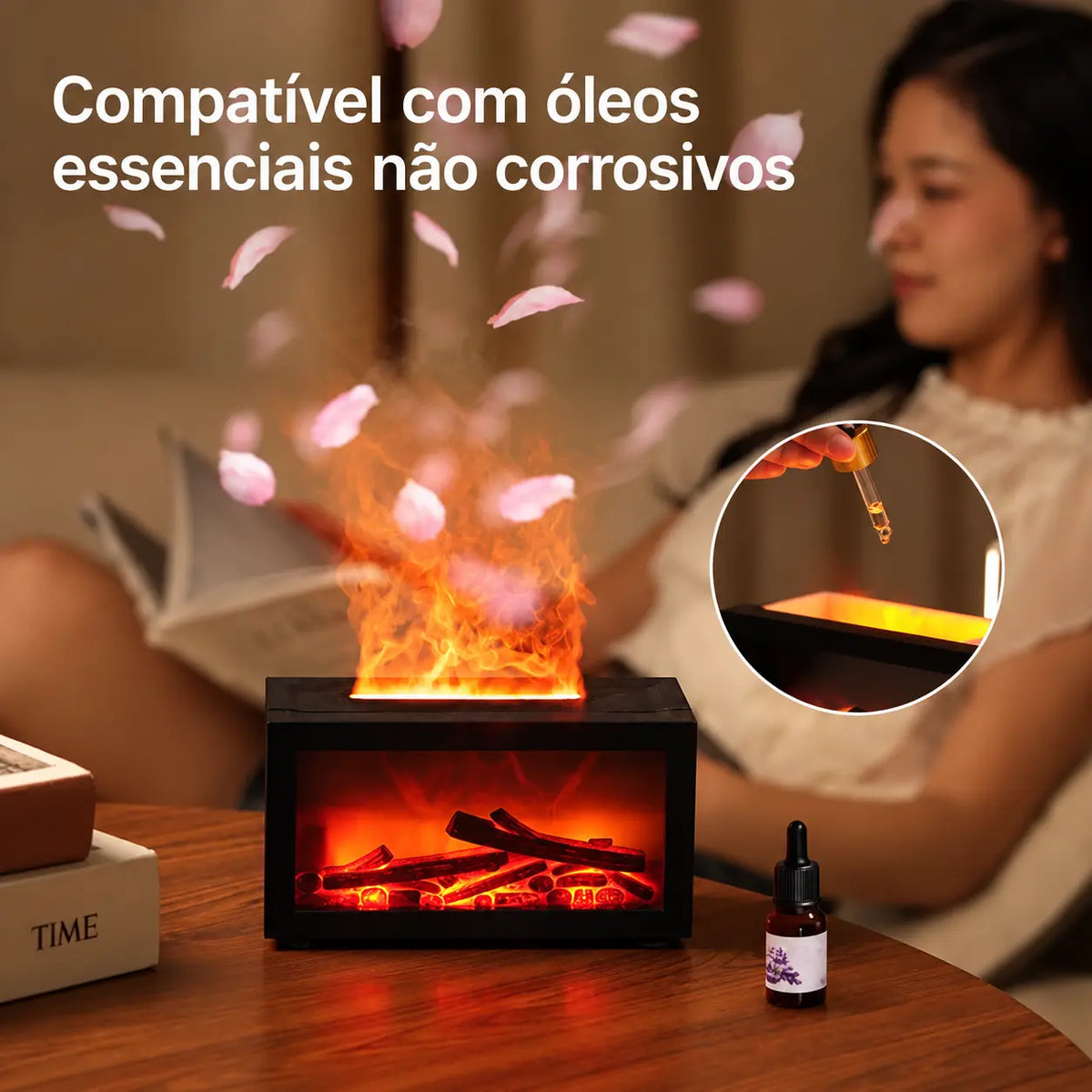 FireMist – Difusor de Aromas con Efecto Chimenea