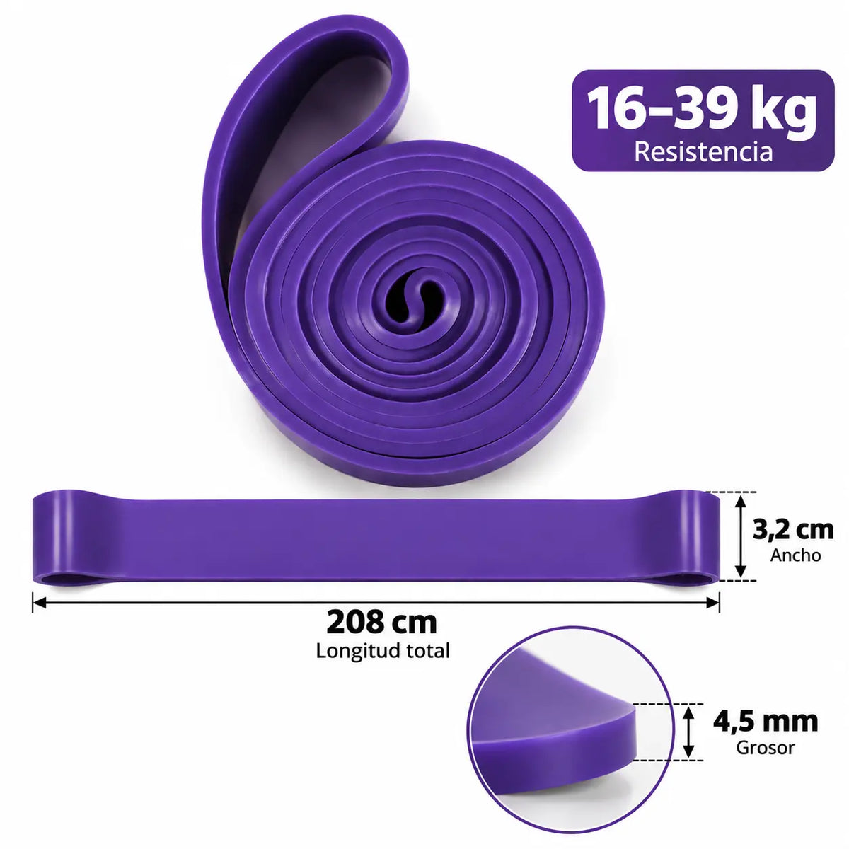 FlexBand – Banda Elástica de Resistencia para Entrenamiento