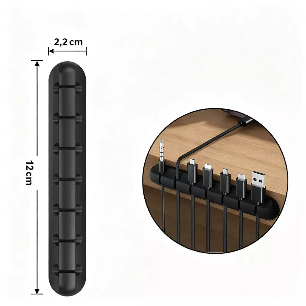 CableFix – Clips Organizadores de Cables Adhesivos