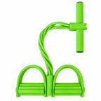 FlexPull – Extensor Elástico de 4 Tubos con Pedales