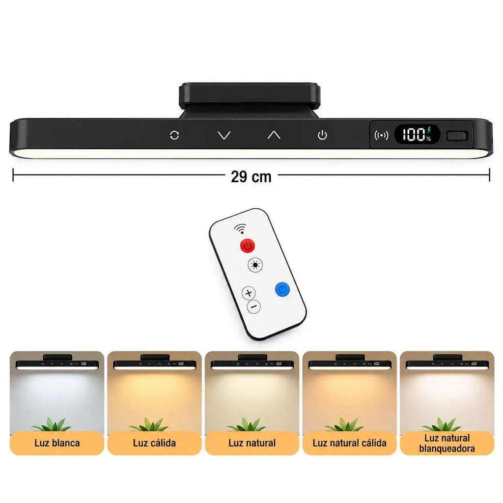 TouchLight – Lámpara LED Recargable con Control Táctil