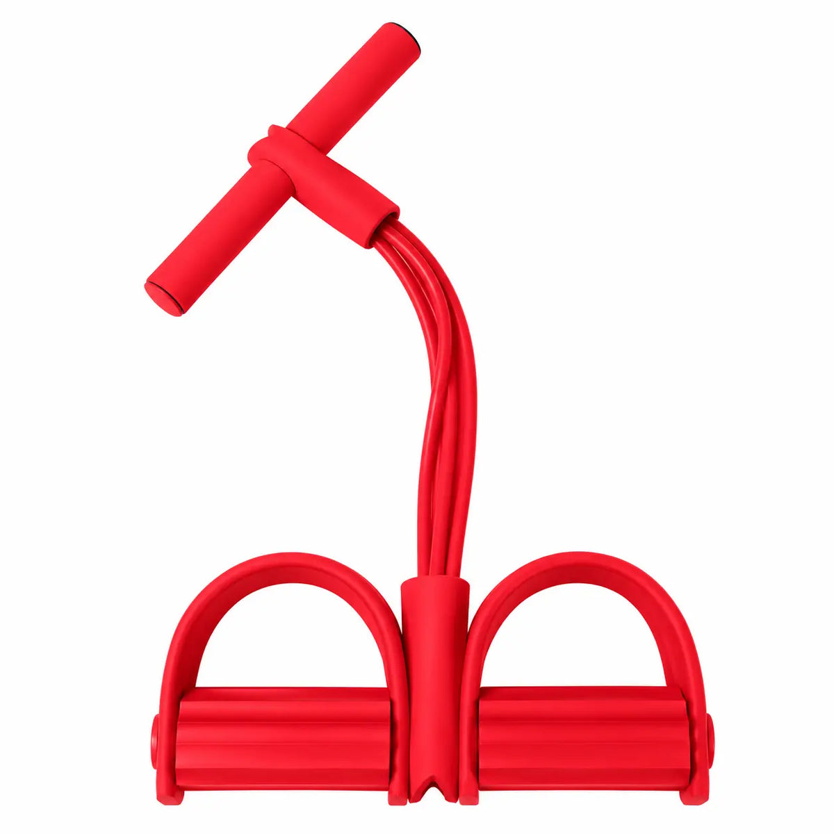 FlexPull – Extensor Elástico de 4 Tubos con Pedales
