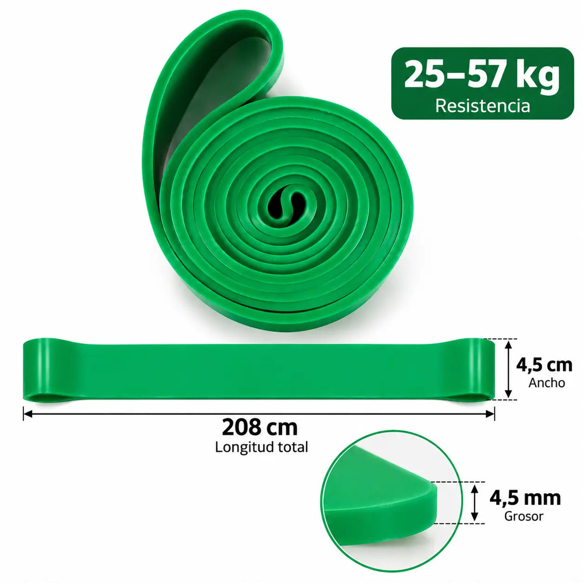 FlexBand – Banda Elástica de Resistencia para Entrenamiento
