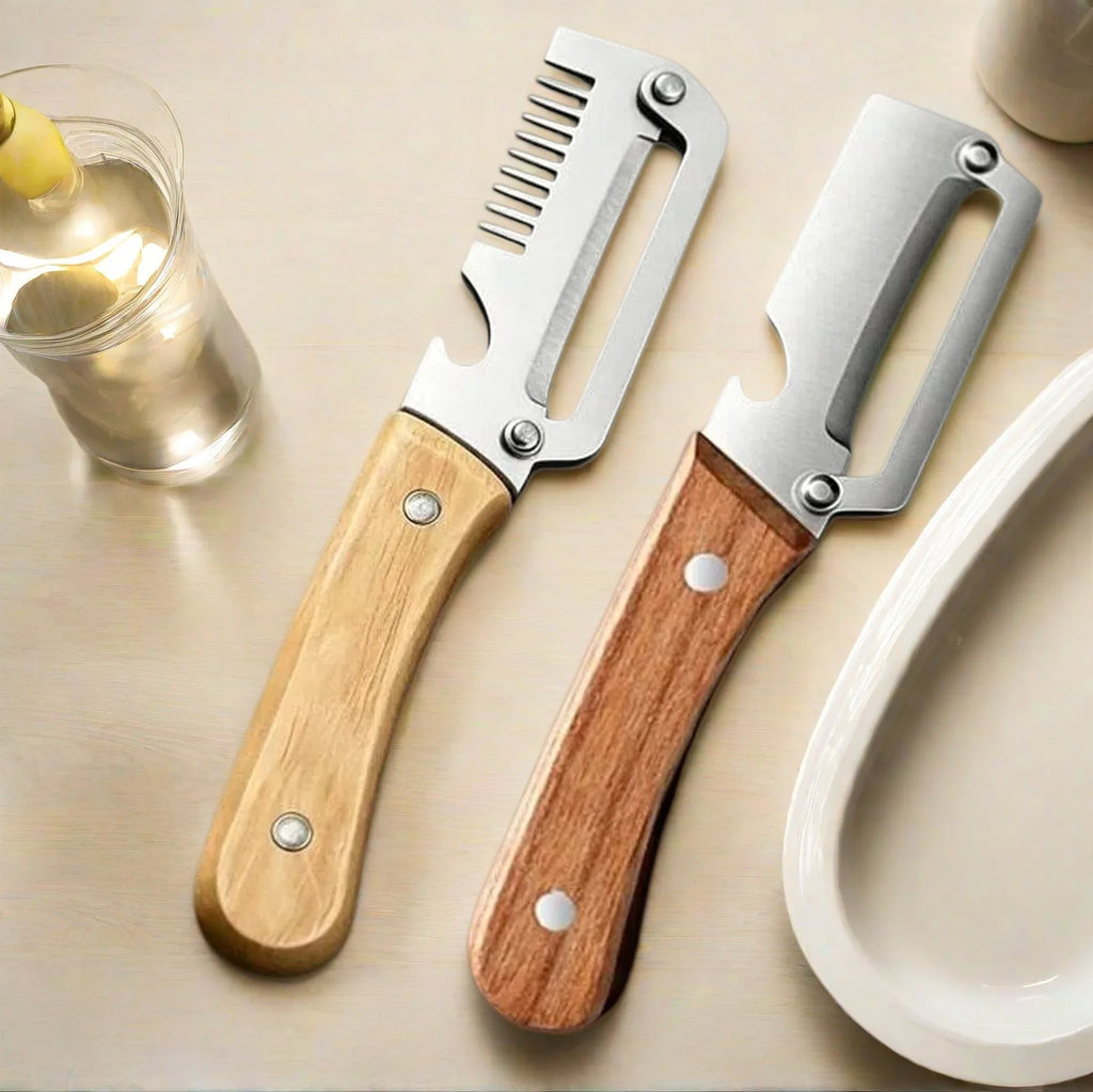 New Stainless Steel Multifunctional Kitchen Slicer Sharp Cutting Tool For Home Green Onion Cabbage Shredder Vegetable Peeler
