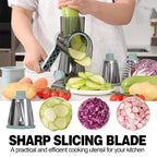 2026 New 3-in-1 Rotary Cheese Grater Multifunctional Manual Veg Slicer Nut Grinder Kitchen Essential Tool