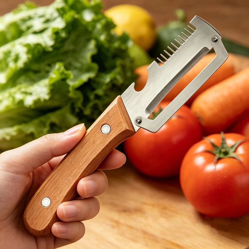 New Stainless Steel Multifunctional Kitchen Slicer Sharp Cutting Tool For Home Green Onion Cabbage Shredder Vegetable Peeler
