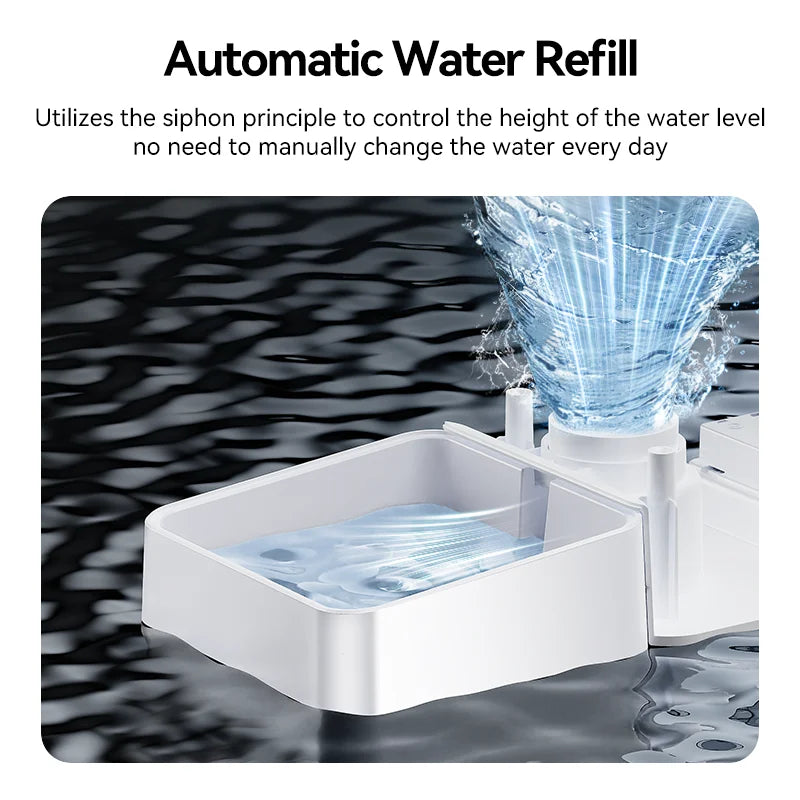 PetFlow Duo – Comedero y Bebedero Automático 2 en 1 Rojeco