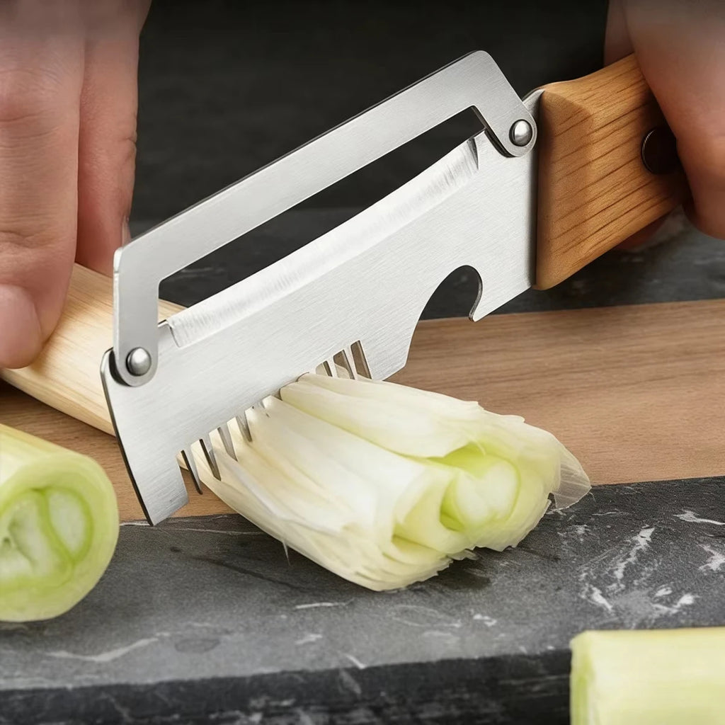 New Stainless Steel Multifunctional Kitchen Slicer Sharp Cutting Tool For Home Green Onion Cabbage Shredder Vegetable Peeler
