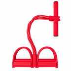 FlexPull – Extensor Elástico de 4 Tubos con Pedales