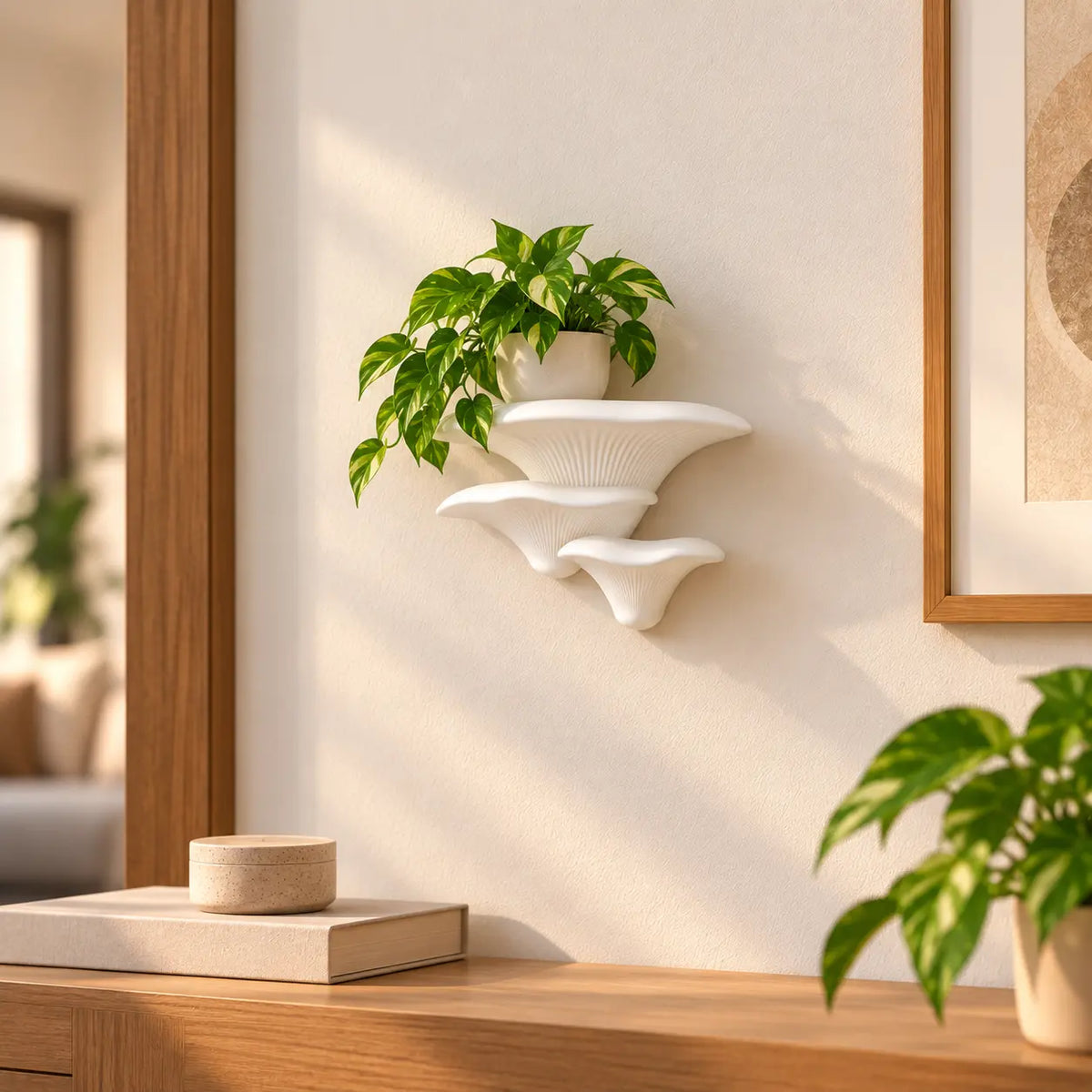 MushRoom – Estante de Pared Decorativa Multifuncional