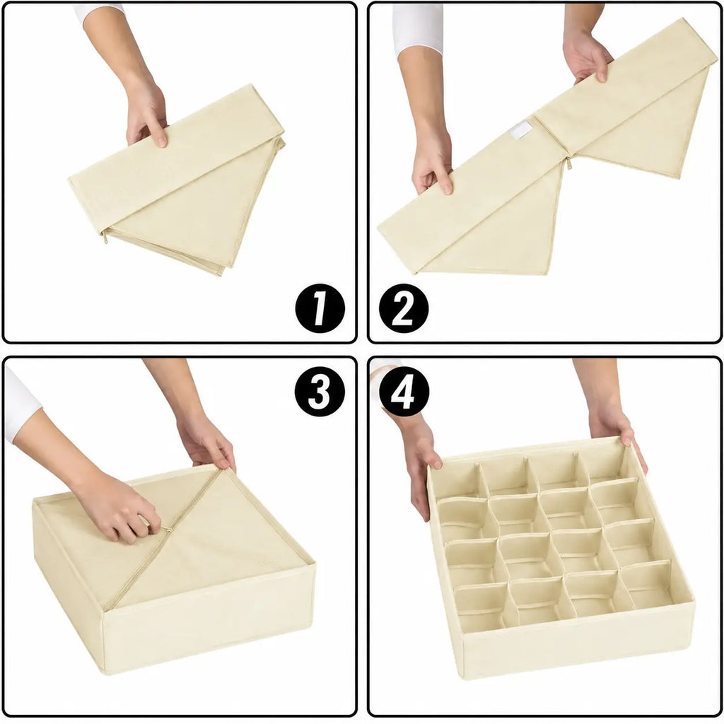 DrawerFit – Kit Organizador de Ropa Interior para Cajones