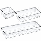 ClearBox – Kit de 9 Organizadores Transparentes para Cajones