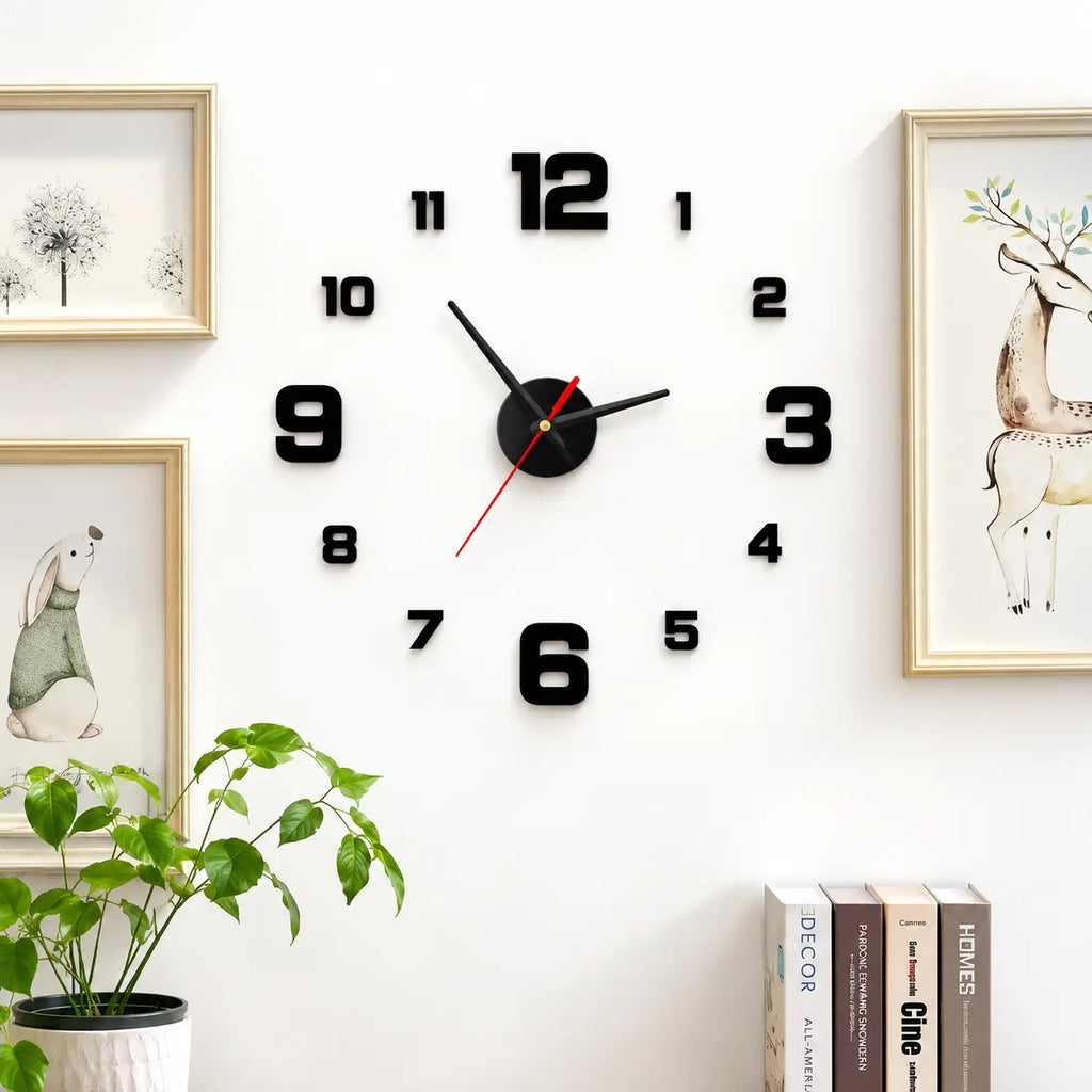 TimeWall – Reloj de Pared 3D Adhesivo
