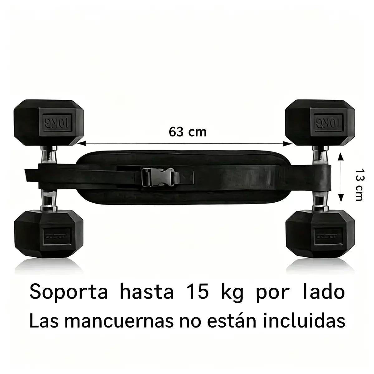 WeightFit – Cinturón Ajustable para Entrenamiento con Peso