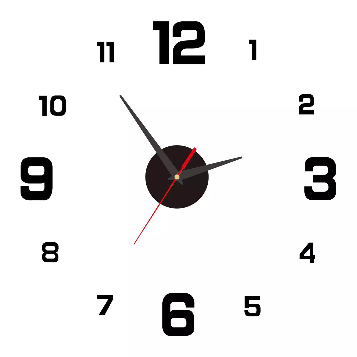 TimeWall – Reloj de Pared 3D Adhesivo